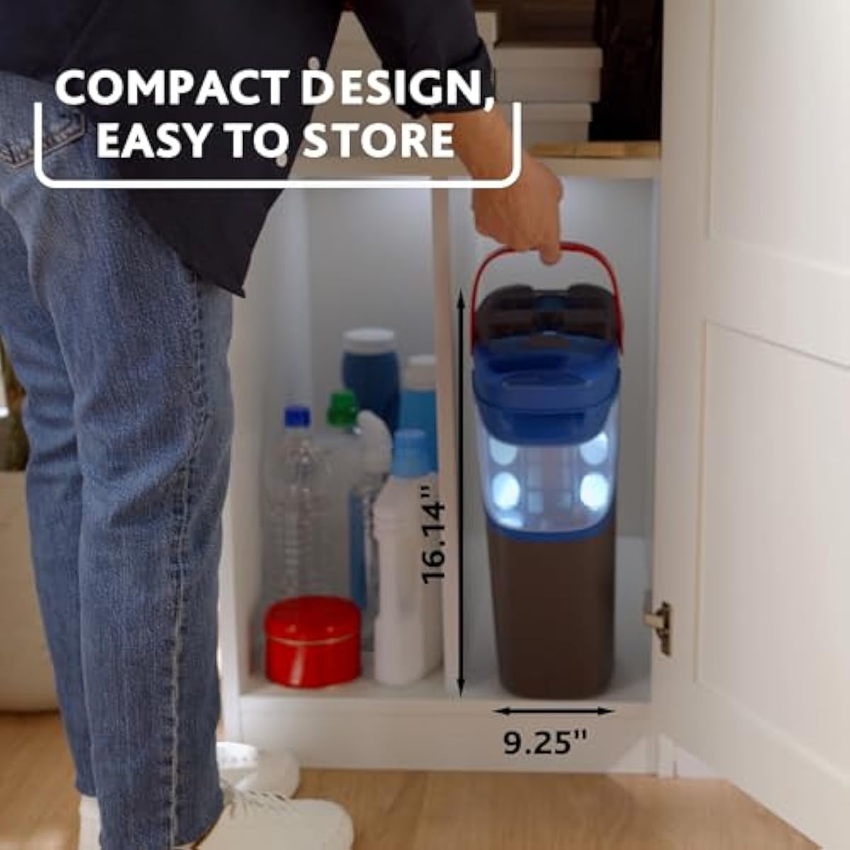 O-Cedar H2prO Flat Mop System | Quick Cleaning Tool | Clean with Water | Machine Washable Reusable Microfiber Mop Pad | Safe on Wood Floors, Vinyl, Tile, Baseboards, Walls