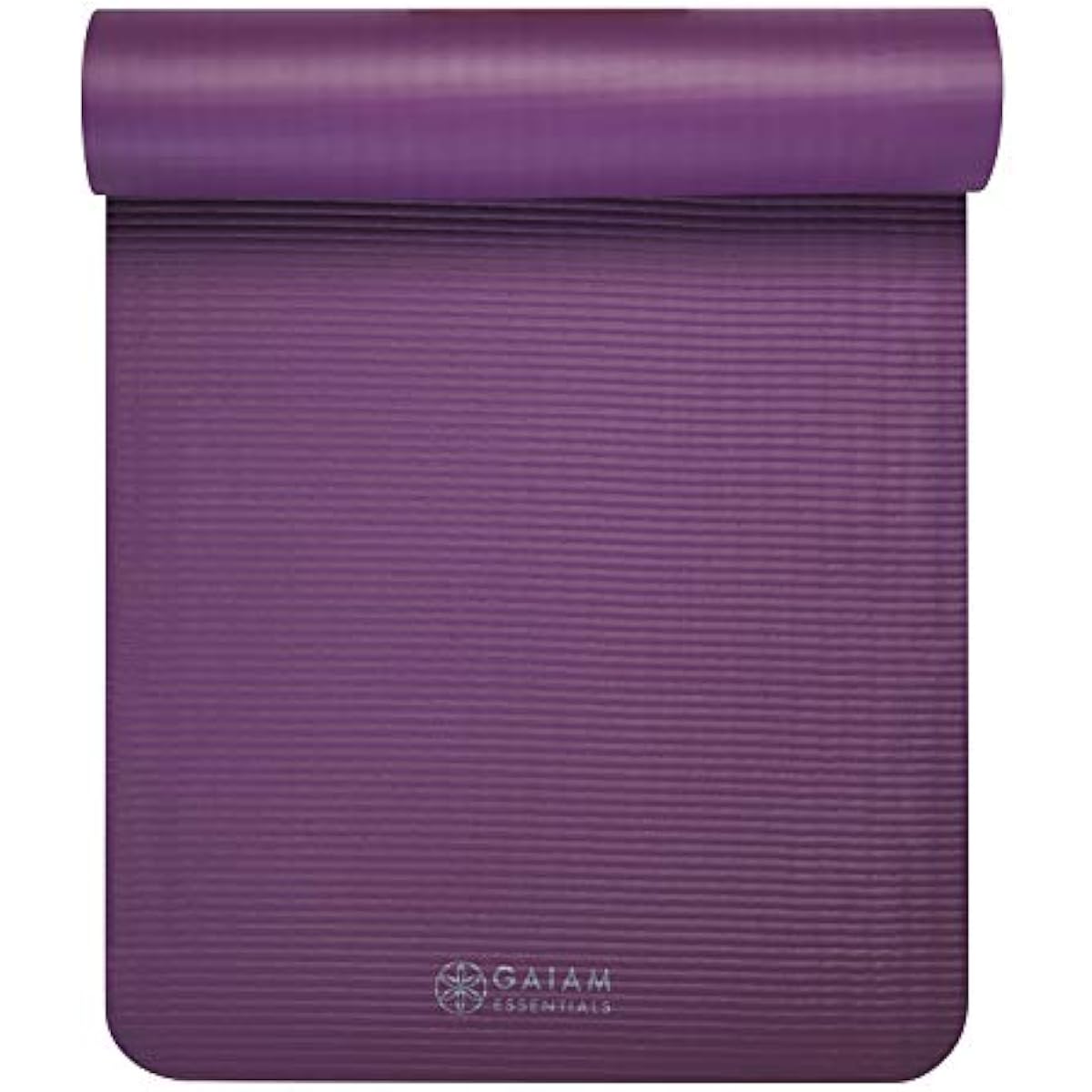 Gaiam Yoga Mat, Pilates & Exercise Mat, Thick 2/5" (10mm) Workout Mat with Easy-Cinch Carrying Strap for Home & Gym Workouts