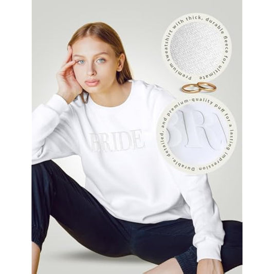 Bride Sweatshirt - Engagement Gift - Bride Sweatshirts For Women - Bride Crewneck Sweatshirt - Wedding Gift