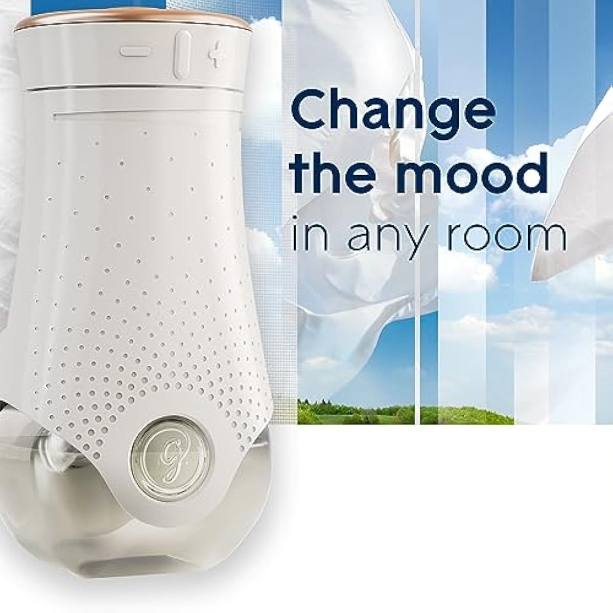 Glade PlugIns Refills Air Freshener, Scented and Essential Oils for Home and Bathroom, Clean Linen, 6.7 Fl Oz, 10 Count
