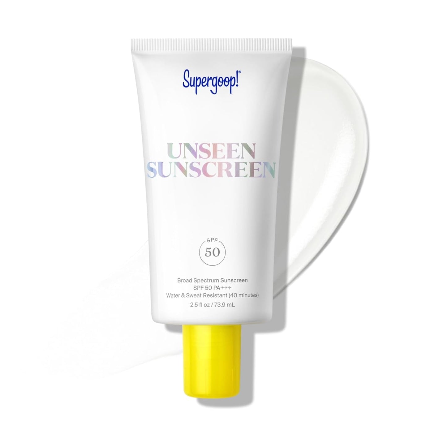 Supergoop! Unseen Sunscreen - SPF 40 - Clear & Invisible Face Sunscreen + Broad Spectrum + Makeup-Gripping Primer - Weightless, Scentless, Oil Free - For All Skin Types & Tones - 0.68 fl oz