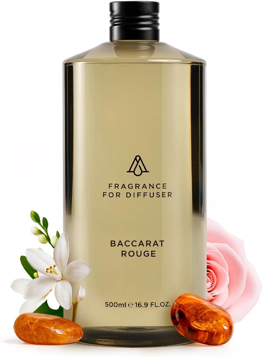 AromaPlan Hotel Scents Santal 5.07 Fl Oz (150ml), Home Luxury Aroma & Hotel Fragrance Diffuser Oil- Hotel Diffuser Oil for Aromatherapy- USA Made, Bigger Bottle, Bolder Aroma & Longer Lasting