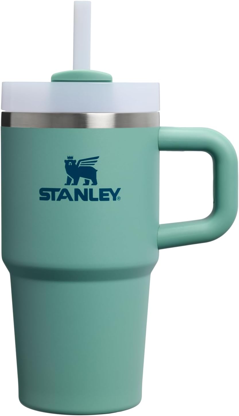 STANLEY Quencher H2.0 Tumbler with Handle and Straw 40 oz | Flowstate 3-Position Lid | Cup Holder Compatible for Travel | Insulated Stainless Steel Cup | BPA-Free | Cherry Blossom