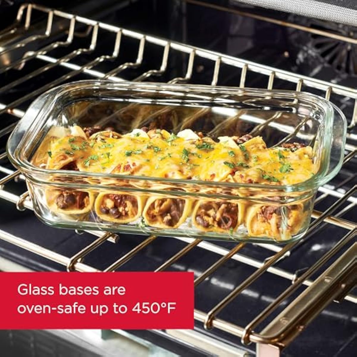 Rubbermaid Brilliance Glass Food Storage Containers, Assorted Sizes, Set of 9, BPA-Free, Leak-Proof, Clear