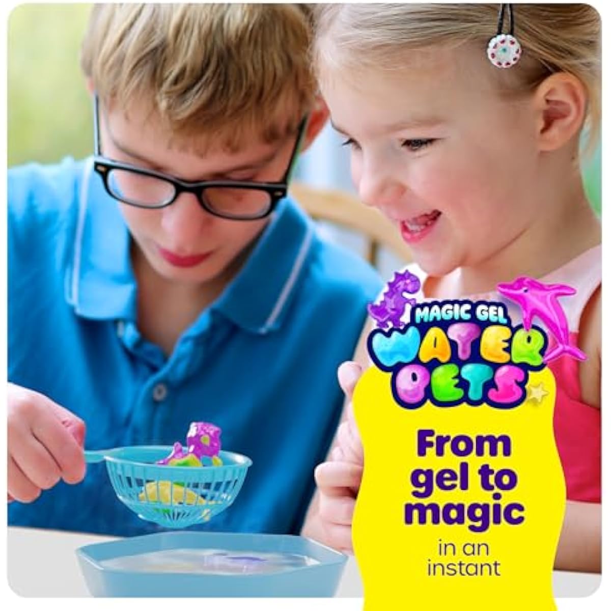Dan&Darci Aqua Fairy Water Gel Kit for Kids - Easter Gift - Magic Elf Toy Kits - Waters Pets - DIY Squishy Maker Set - Craft for Kids - Make Your Own Squishies Toys Crafts - Gifts for Boys & Girls