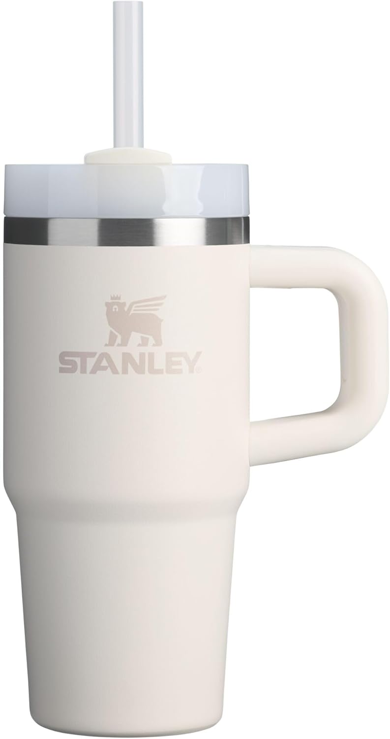 STANLEY Quencher H2.0 Tumbler with Handle and Straw 40 oz | Flowstate 3-Position Lid | Cup Holder Compatible for Travel | Insulated Stainless Steel Cup | BPA-Free | Cherry Blossom