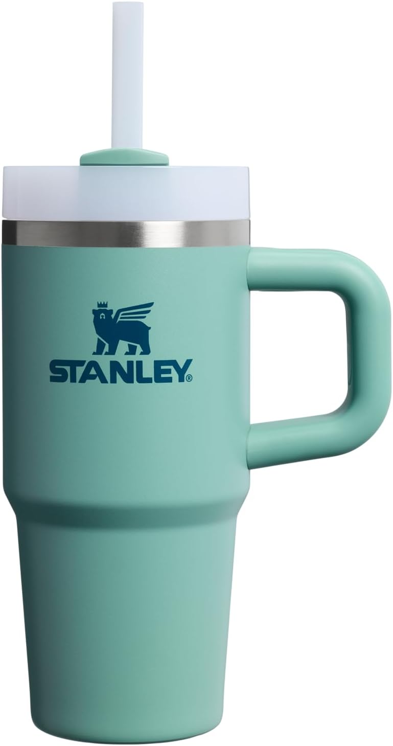 STANLEY Quencher H2.0 Tumbler with Handle and Straw 40 oz | Flowstate 3-Position Lid | Cup Holder Compatible for Travel | Insulated Stainless Steel Cup | BPA-Free | Cherry Blossom