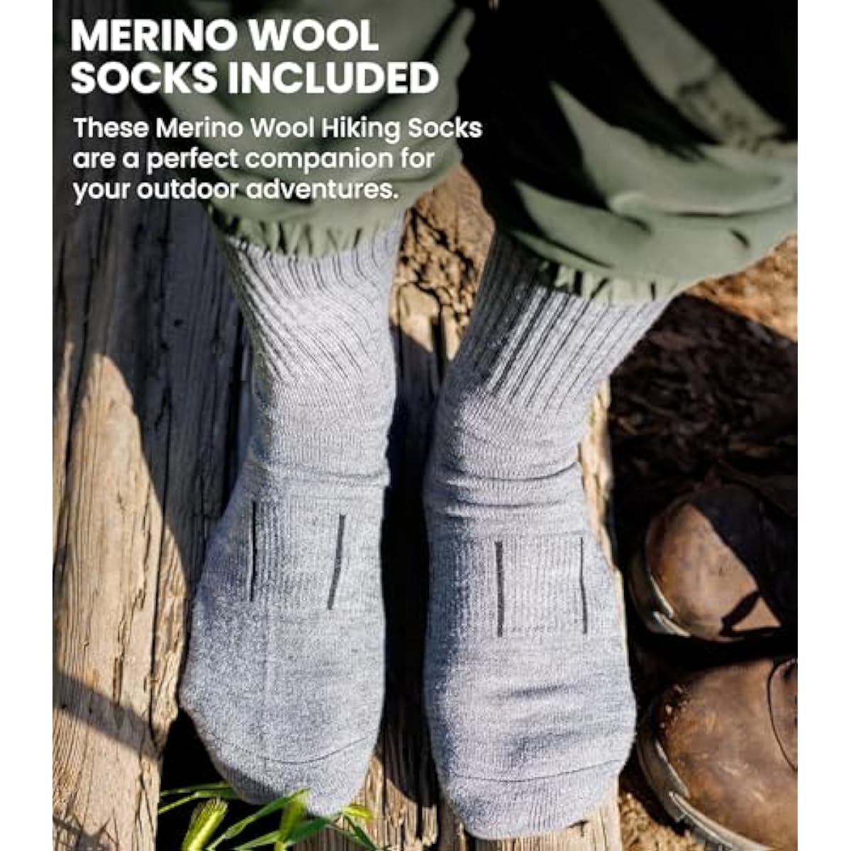 Merino.tech Merino Wool T Shirt Women - 100% Merino Wool Base Layer Women Short Sleeve Moisture-Wicking Tee and Hiking Socks
