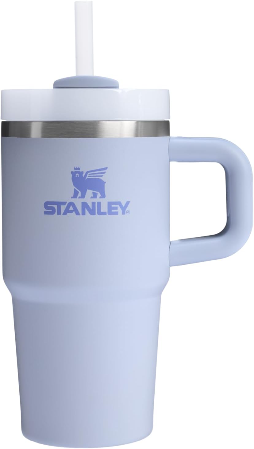 STANLEY Quencher H2.0 Tumbler with Handle and Straw 40 oz | Flowstate 3-Position Lid | Cup Holder Compatible for Travel | Insulated Stainless Steel Cup | BPA-Free | Cherry Blossom