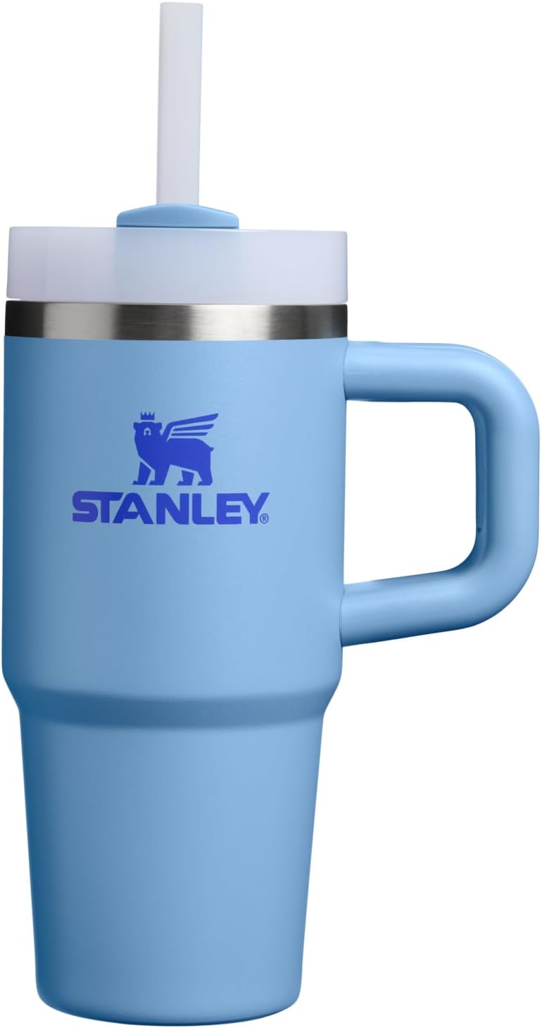 STANLEY Quencher H2.0 Tumbler with Handle and Straw 40 oz | Flowstate 3-Position Lid | Cup Holder Compatible for Travel | Insulated Stainless Steel Cup | BPA-Free | Cherry Blossom