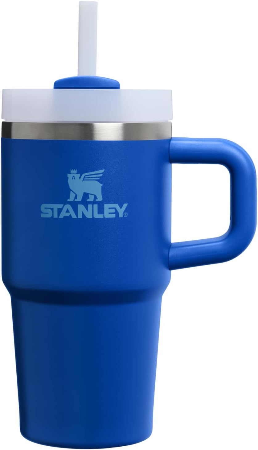 STANLEY Quencher H2.0 Tumbler with Handle and Straw 40 oz | Flowstate 3-Position Lid | Cup Holder Compatible for Travel | Insulated Stainless Steel Cup | BPA-Free | Cherry Blossom