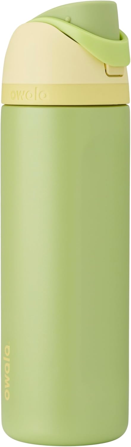 Owala Disney Princess FreeSip Insulated Stainless Steel Water Bottle with Straw for Sports and Travel, BPA-Free Sports Water Bottle, 24 oz, Rapunzel