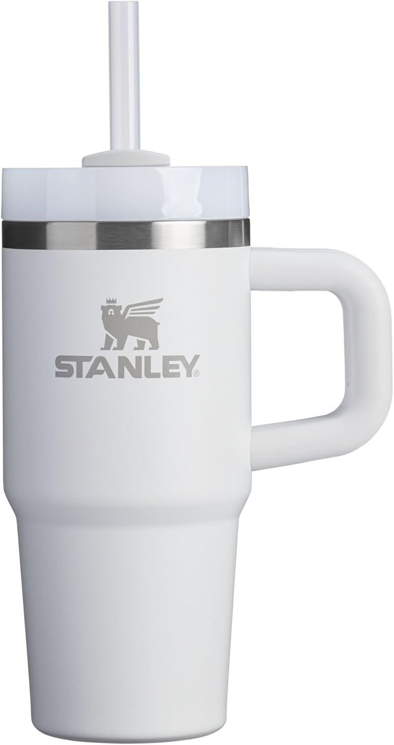 STANLEY Quencher H2.0 Tumbler with Handle and Straw 40 oz | Flowstate 3-Position Lid | Cup Holder Compatible for Travel | Insulated Stainless Steel Cup | BPA-Free | Cherry Blossom