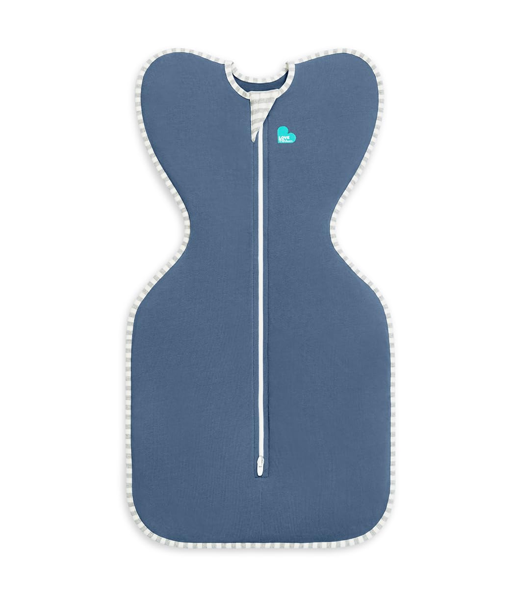 Love to Dream Swaddle UP, Baby Sleep Sack, Self-Soothing Swaddles for Newborns, Improves Sleep, Snug Fit Helps Calm Startle Reflex, New Born Essentials for Baby, Small 8-13lbs, Gray