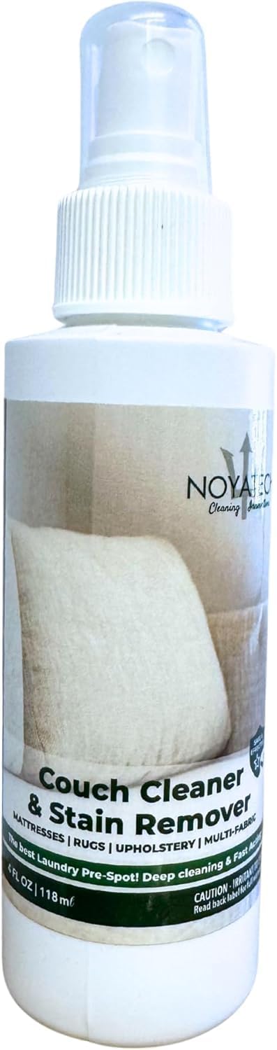 Couch Cleaner and Stain Remover Spray – Professional Strength, Multi-Surface Fabric and Upholstery Cleaner – Pet-Safe, Non-Toxic, Quick-Drying for Couches, Sofas & Car Interiors.