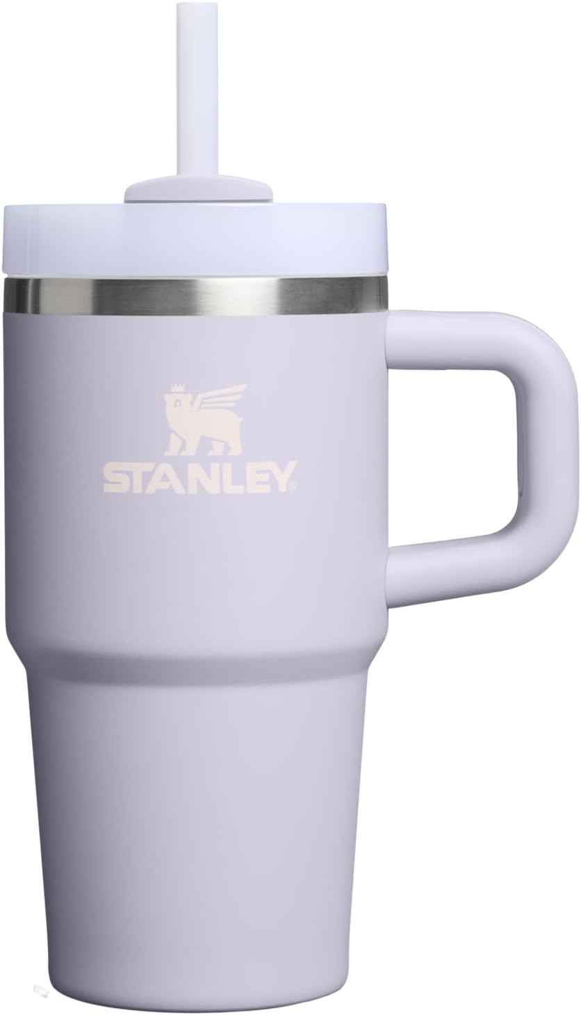 STANLEY Quencher H2.0 Tumbler with Handle and Straw 40 oz | Flowstate 3-Position Lid | Cup Holder Compatible for Travel | Insulated Stainless Steel Cup | BPA-Free | Cherry Blossom