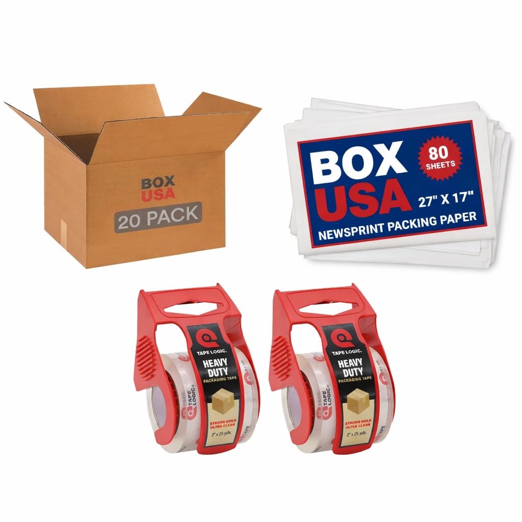 BOX USA Moving Boxes Medium 18"L x 14"W x 12"H 10-Pack | Corrugated Cardboard Box for Shipping, Mailing, Packing, Packaging and Storage 18x14x12