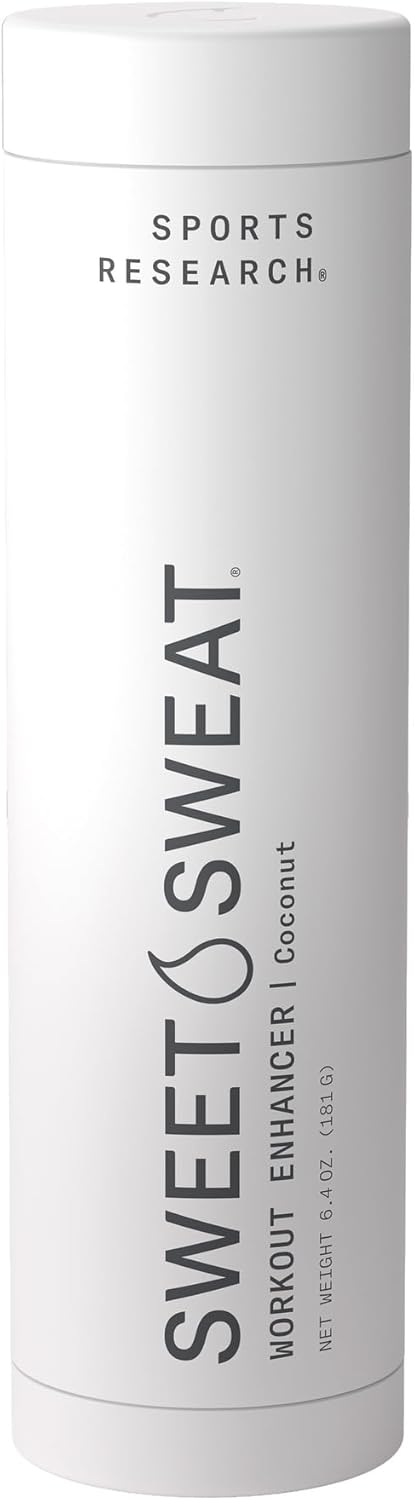 Sports Research Sweet Sweat Workout Enhancer Gel to Maximize Your Exercise & Sweat Faster - 6.4oz Stick