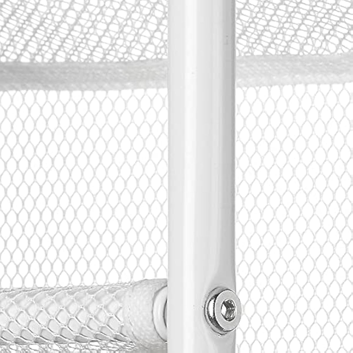 Whitmor 36 Pair Over The Door Shoe Organizer, 12 Tier Hanging Shoe Organizer, Heavy Duty Metal & Mesh Shoe Holder, Hanging Shoe Rack for Closet Organizer & Storage, 69"L x 21.7"W x 7.5"H, White