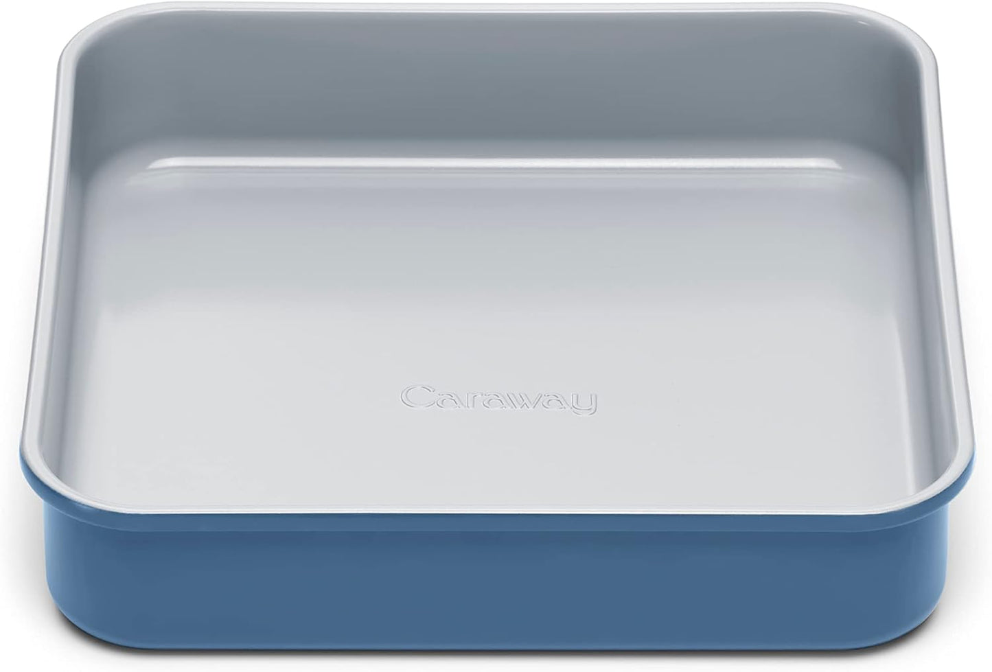 Caraway Non-Stick Ceramic 9” Square Pan - Naturally Slick Ceramic Coating - Non-Toxic, PTFE & PFOA Free - Perfect for Brownies, Lemon Bars, Cakes, & More - Navy