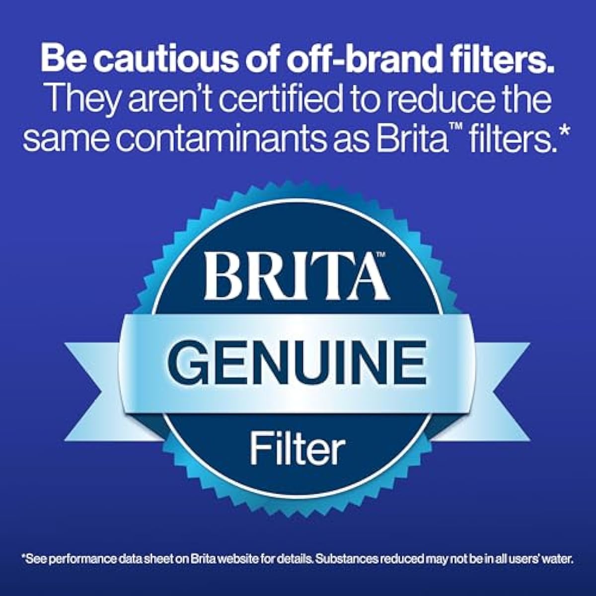 Brita Filter Replacements for Water Pitchers and Dispensers, Elite, NSF Certified to Remove 99% of Lead, 2 Count, Blue