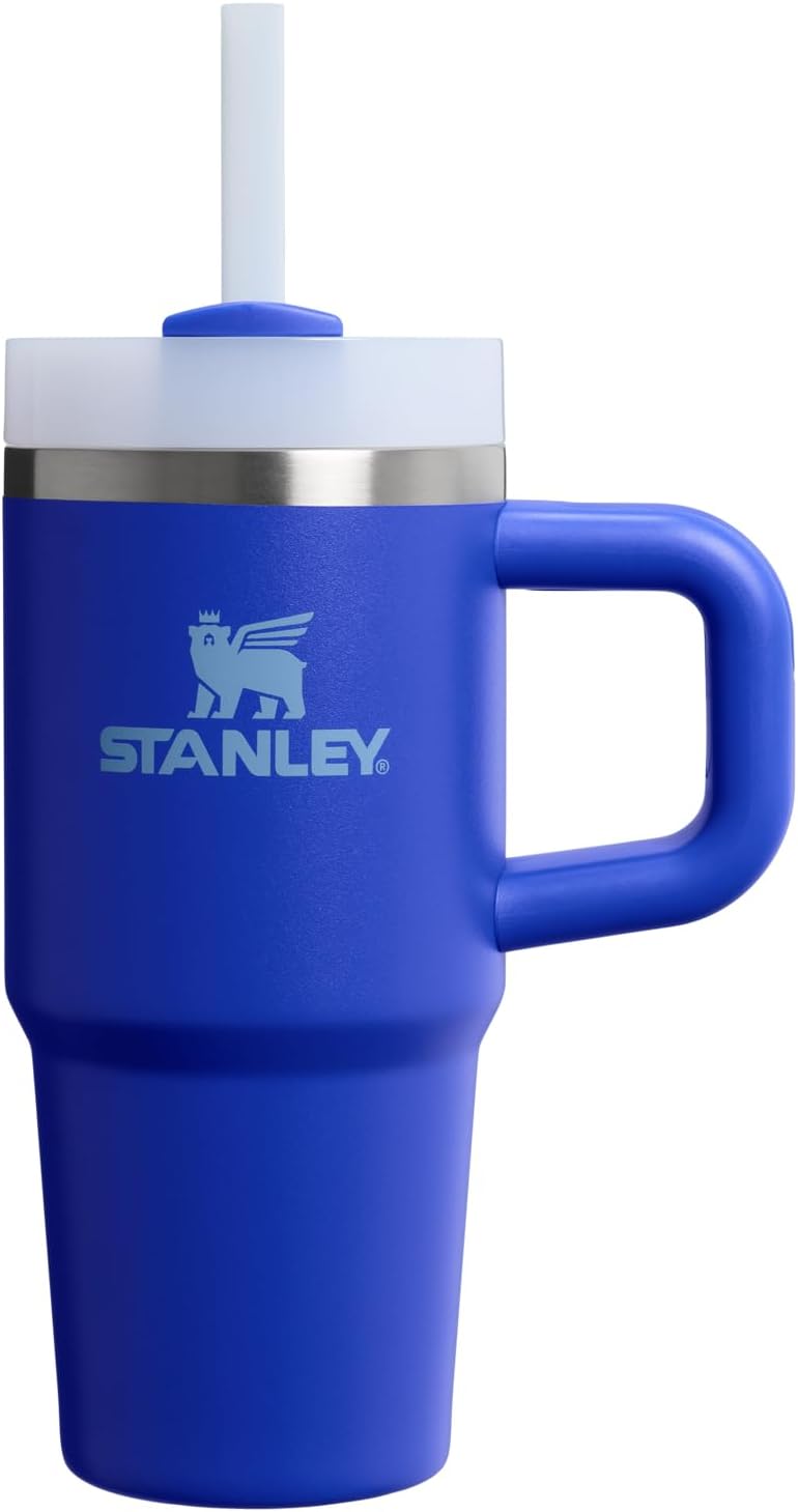 STANLEY Quencher H2.0 Tumbler with Handle and Straw 40 oz | Flowstate 3-Position Lid | Cup Holder Compatible for Travel | Insulated Stainless Steel Cup | BPA-Free | Cherry Blossom