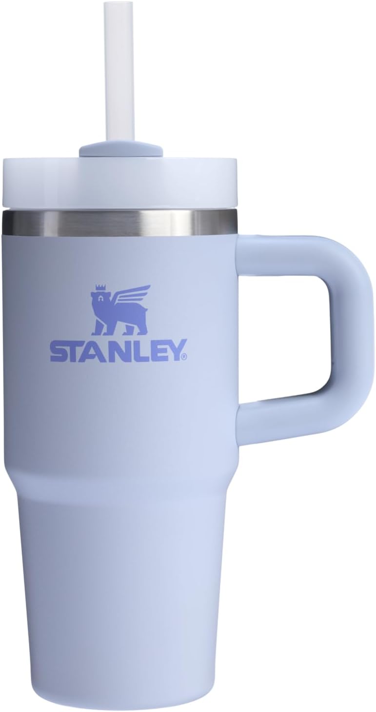 STANLEY Quencher H2.0 Tumbler with Handle and Straw 40 oz | Flowstate 3-Position Lid | Cup Holder Compatible for Travel | Insulated Stainless Steel Cup | BPA-Free | Cherry Blossom