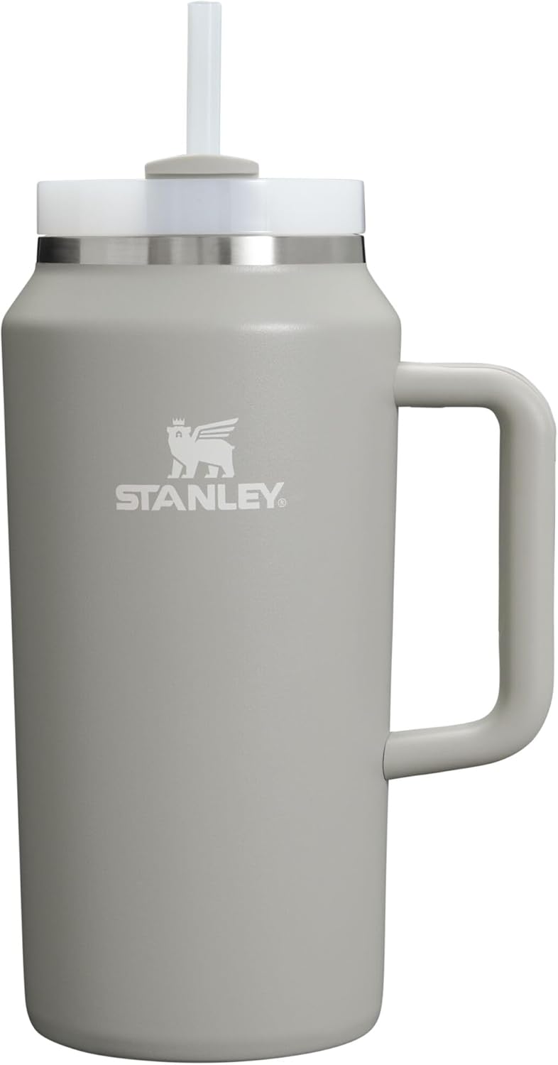 STANLEY Quencher H2.0 Tumbler with Handle and Straw 40 oz | Flowstate 3-Position Lid | Cup Holder Compatible for Travel | Insulated Stainless Steel Cup | BPA-Free | Cherry Blossom