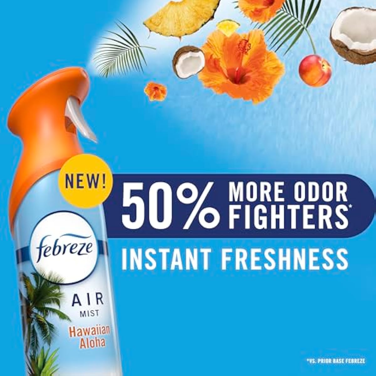 Febreze Air Mist, Air Freshener Spray, Odor Fighting Room Spray, Deodorizer for Home Bathroom Kitchen Office Apartment Dorm Room Classroom, Linen & Sky Scent, 8.1oz (Pack of 6)