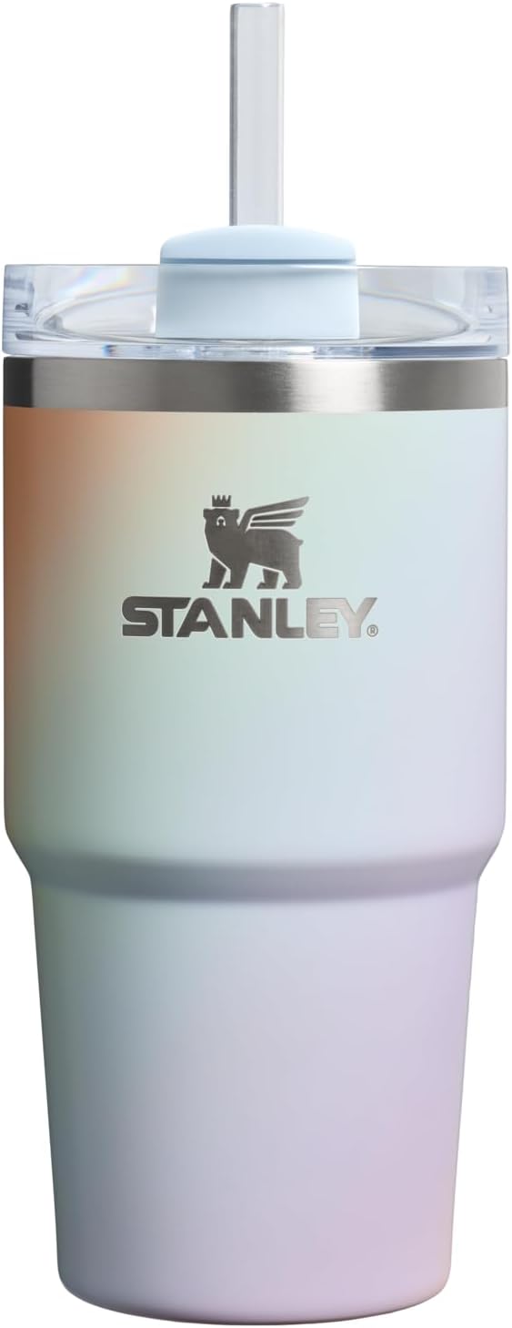 STANLEY Quencher H2.0 Tumbler with Handle and Straw 40 oz | Flowstate 3-Position Lid | Cup Holder Compatible for Travel | Insulated Stainless Steel Cup | BPA-Free | Cherry Blossom