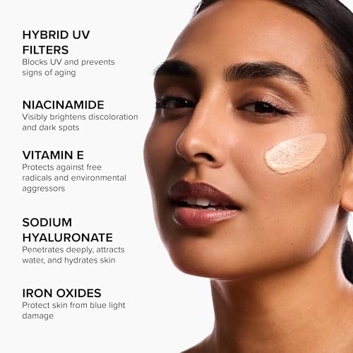 DRMTLGY Universal Tinted Moisturizer SPF 46 – Hydrating Dewy Tinted Sunscreen for Face with Zinc Oxide & Octinoxate – Niacinamide & Hyaluronic Acid – Broad Spectrum Lightweight Daily SPF, 1.7 oz