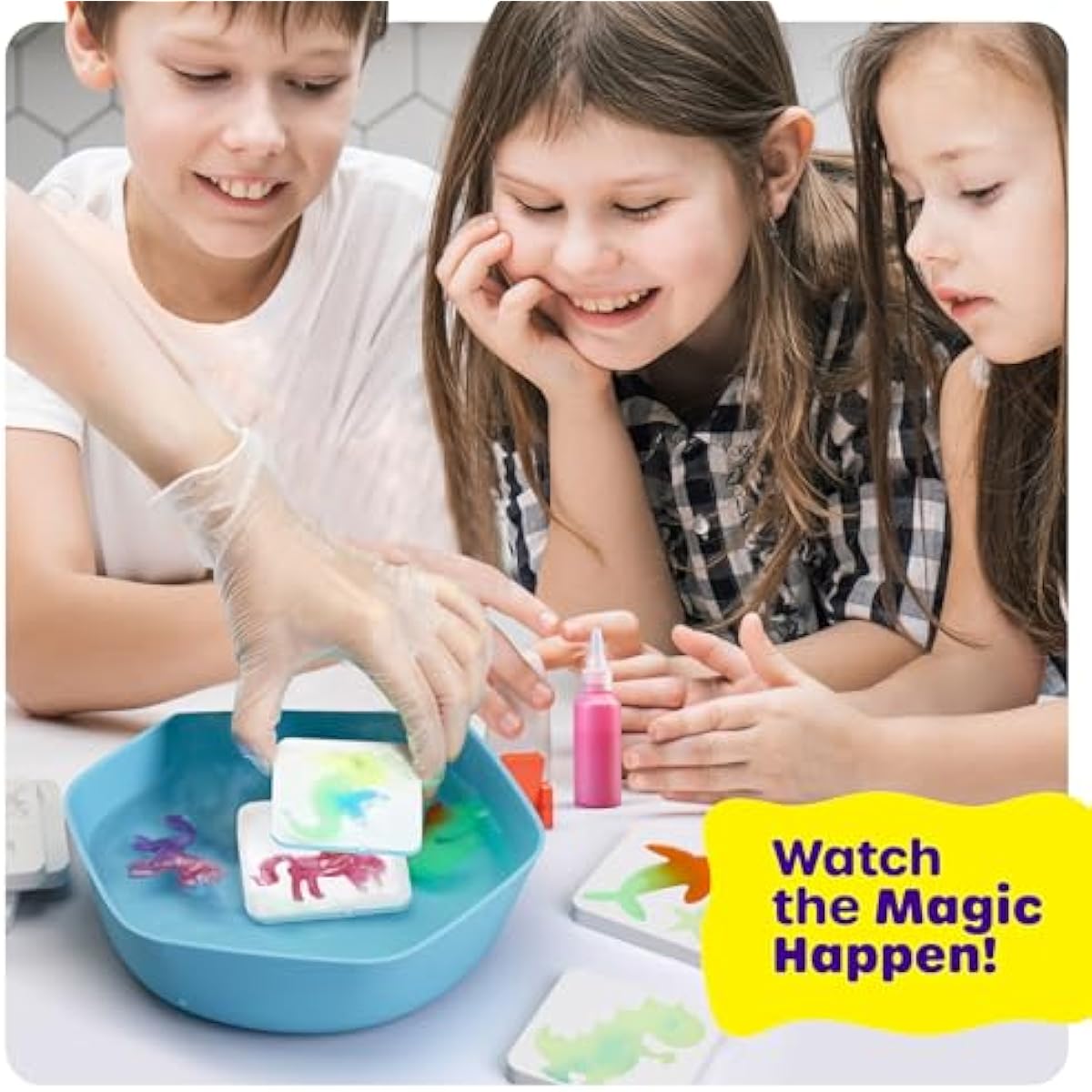Dan&Darci Aqua Fairy Water Gel Kit for Kids - Easter Gift - Magic Elf Toy Kits - Waters Pets - DIY Squishy Maker Set - Craft for Kids - Make Your Own Squishies Toys Crafts - Gifts for Boys & Girls