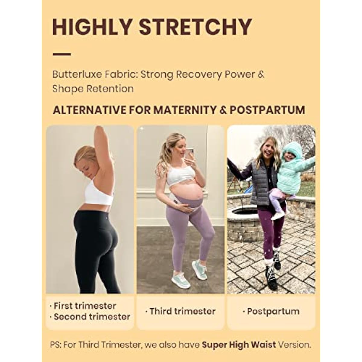 CRZ YOGA Butterluxe Yoga Leggings 25" - High Waisted Buttery Soft Womens Workout Lounge Pants