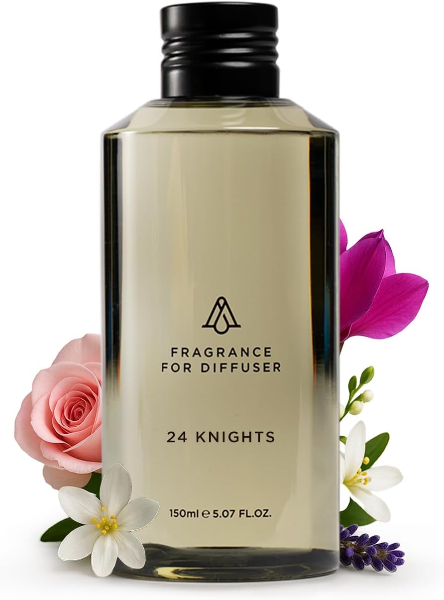 AromaPlan Hotel Scents Santal 5.07 Fl Oz (150ml), Home Luxury Aroma & Hotel Fragrance Diffuser Oil- Hotel Diffuser Oil for Aromatherapy- USA Made, Bigger Bottle, Bolder Aroma & Longer Lasting
