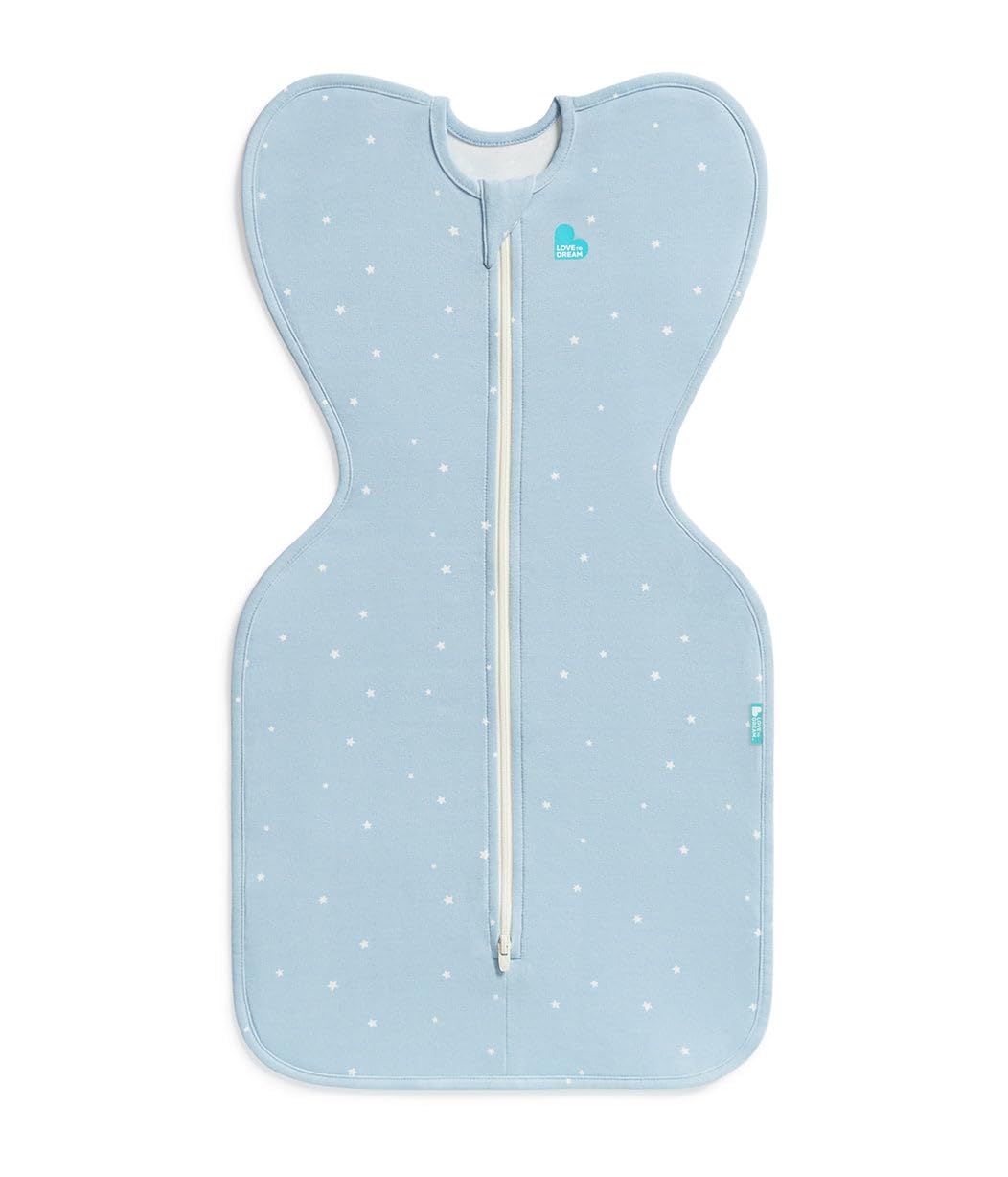 Love to Dream Swaddle UP, Baby Sleep Sack, Self-Soothing Swaddles for Newborns, Improves Sleep, Snug Fit Helps Calm Startle Reflex, New Born Essentials for Baby, Small 8-13lbs, Gray