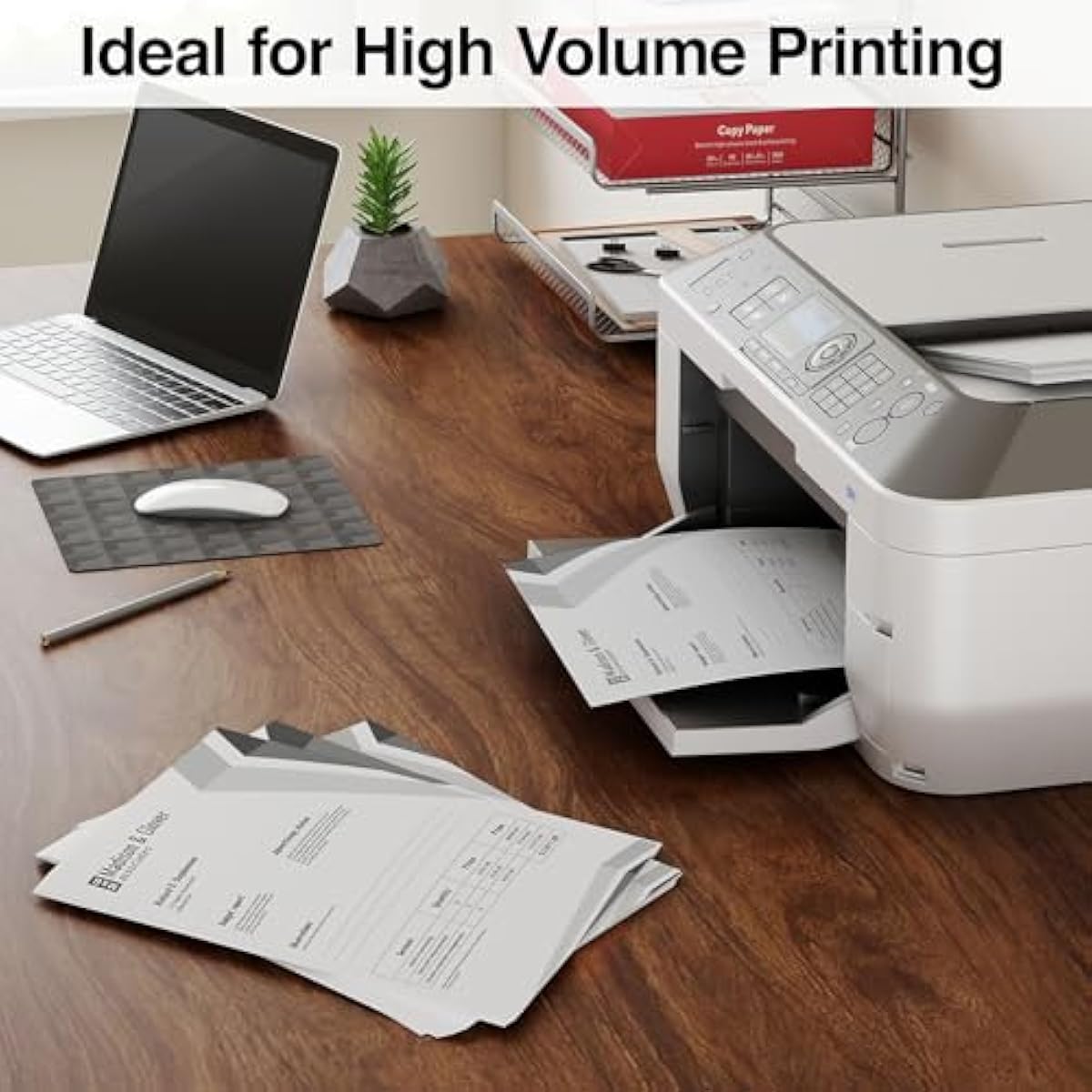 TRU RED 8.5x11 Copy Paper 20 lb. 92-Bright 5000 Sheets/Carton, For Office, School & Home