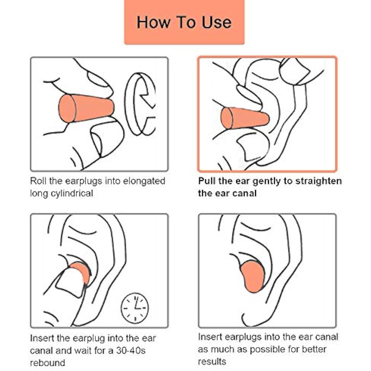 Quality Foam Earplugs 200 Pair - 32dB Noise Cancelling Soft High Decibel Ear Plugs for Noise Reduction Ear Protection Construction Loud Music Shooting Guns Work Safety Hearing Protection Ear Plugs