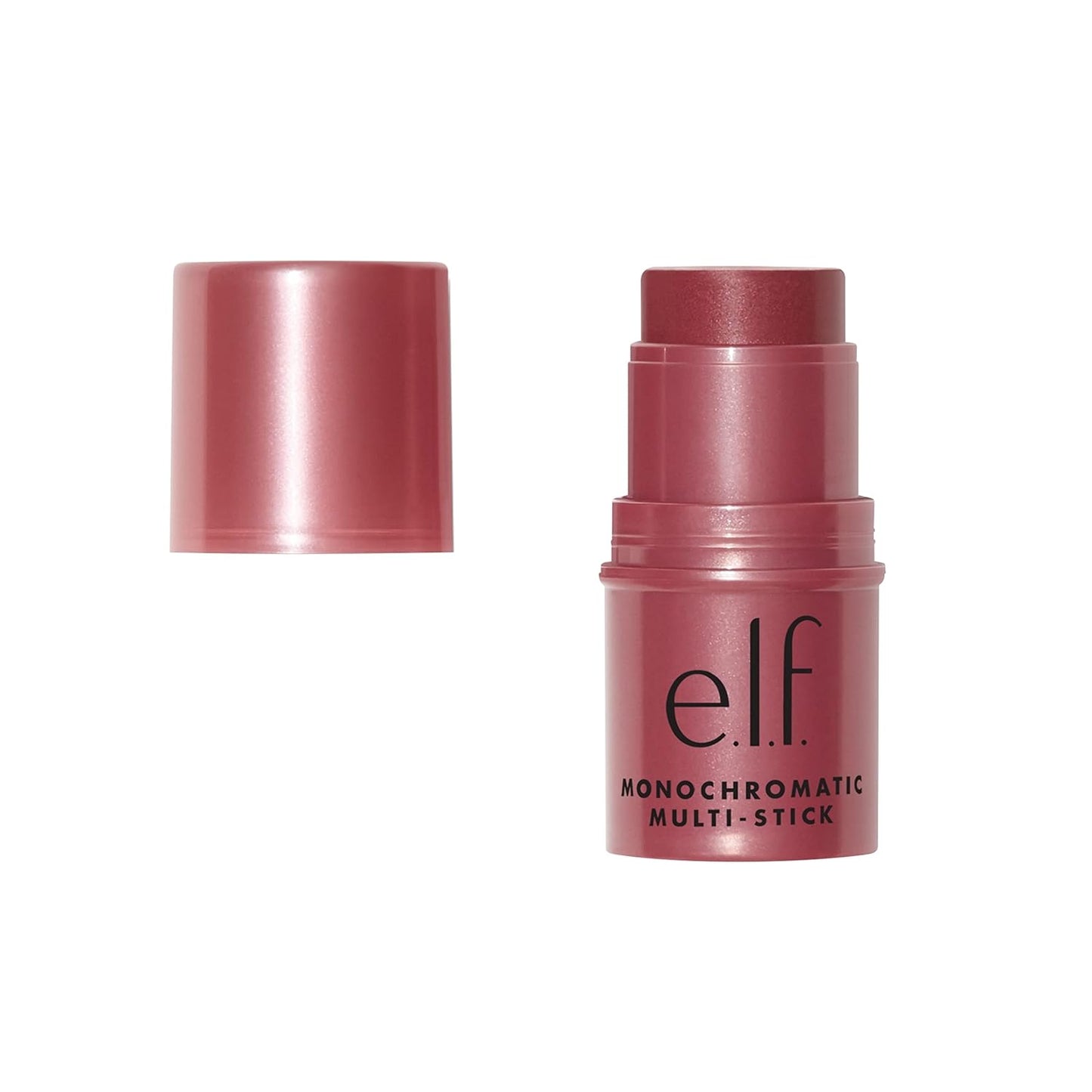 e.l.f. Monochromatic Multi Stick, Travel-Sized Luxuriously Creamy & Blendable Color, For Eyes, Lips & Cheeks, Vegan & Cruelty-Free, Dazzling Peony, 0.17 Oz