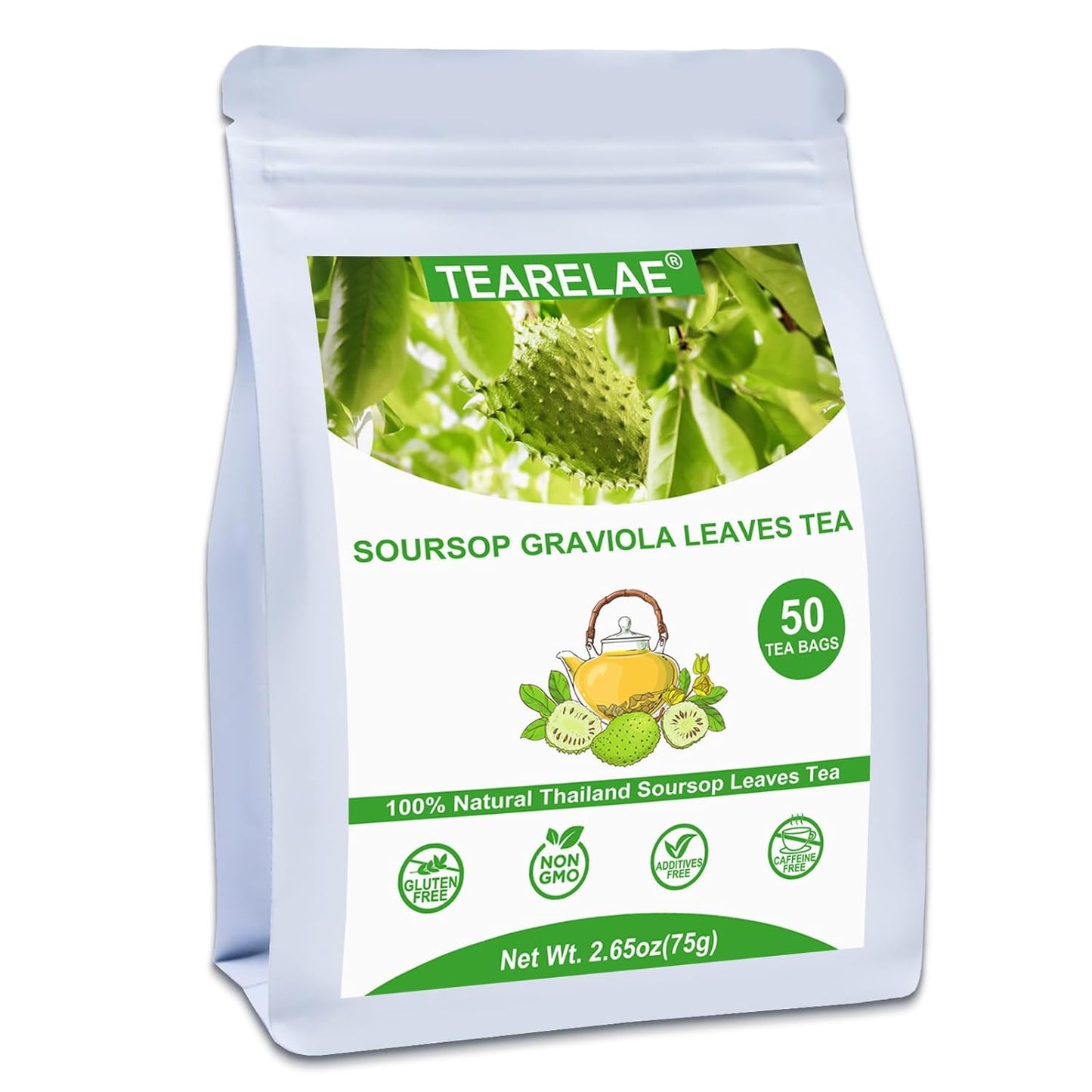 TEARELAE - Linden Tea Bags, 45 Count - Premium Natural Linden Flower & Leaf - Cut & Sifted Te de Tilo - Caffeine-free - Non-GMO - Soothing Herbal Tea for Evening Relaxation