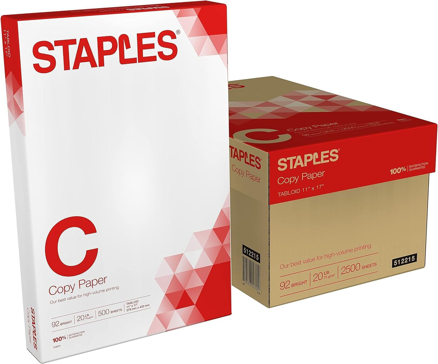 TRU RED 8.5x11 Copy Paper 20 lb. 92-Bright 5000 Sheets/Carton, For Office, School & Home