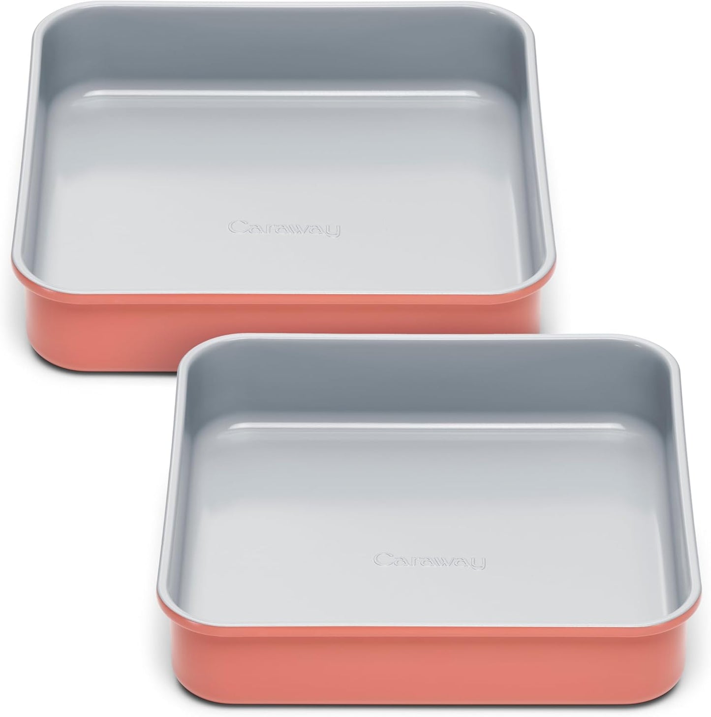 Caraway Non-Stick Ceramic 9” Square Pan - Naturally Slick Ceramic Coating - Non-Toxic, PTFE & PFOA Free - Perfect for Brownies, Lemon Bars, Cakes, & More - Navy