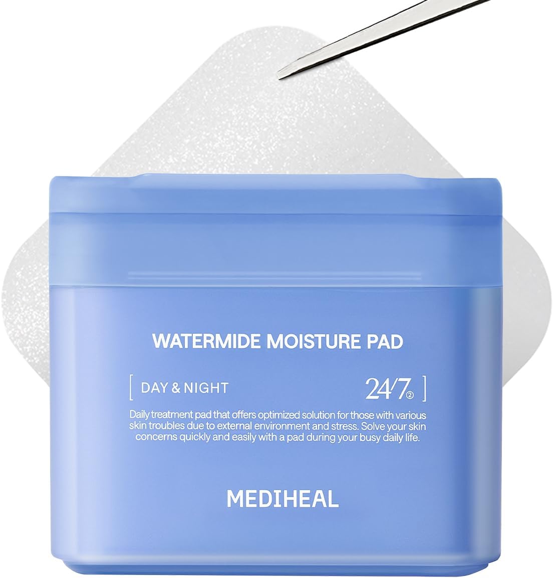 MEDIHEAL Toner Pads 100 Count - Madecassoside Blemish Care Toner Pad with Centella Asiatica - Improves Uneven Skin Tone & Deep Hydration - Vegan Hypoallergenic Face Gauze, Korean Skin Care