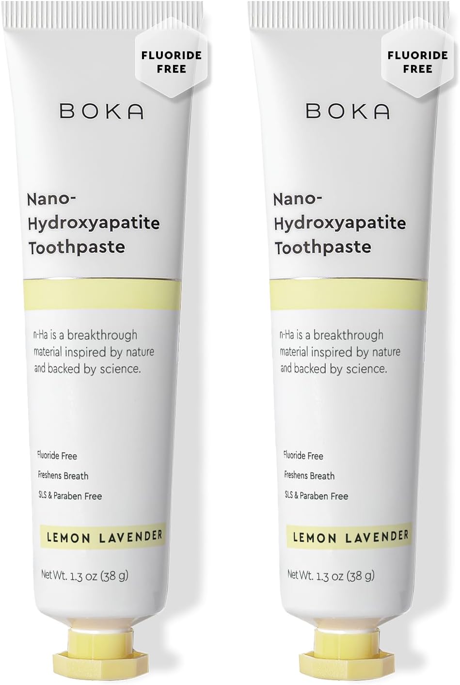 Boka Fluoride Free Toothpaste, Nano Hydroxyapatite Toothpaste, Appropriate for Sensitive Teeth - for Adult Oral Care - Ela Mint Flavor, 4 Fl Oz 1Pk US Manufactured