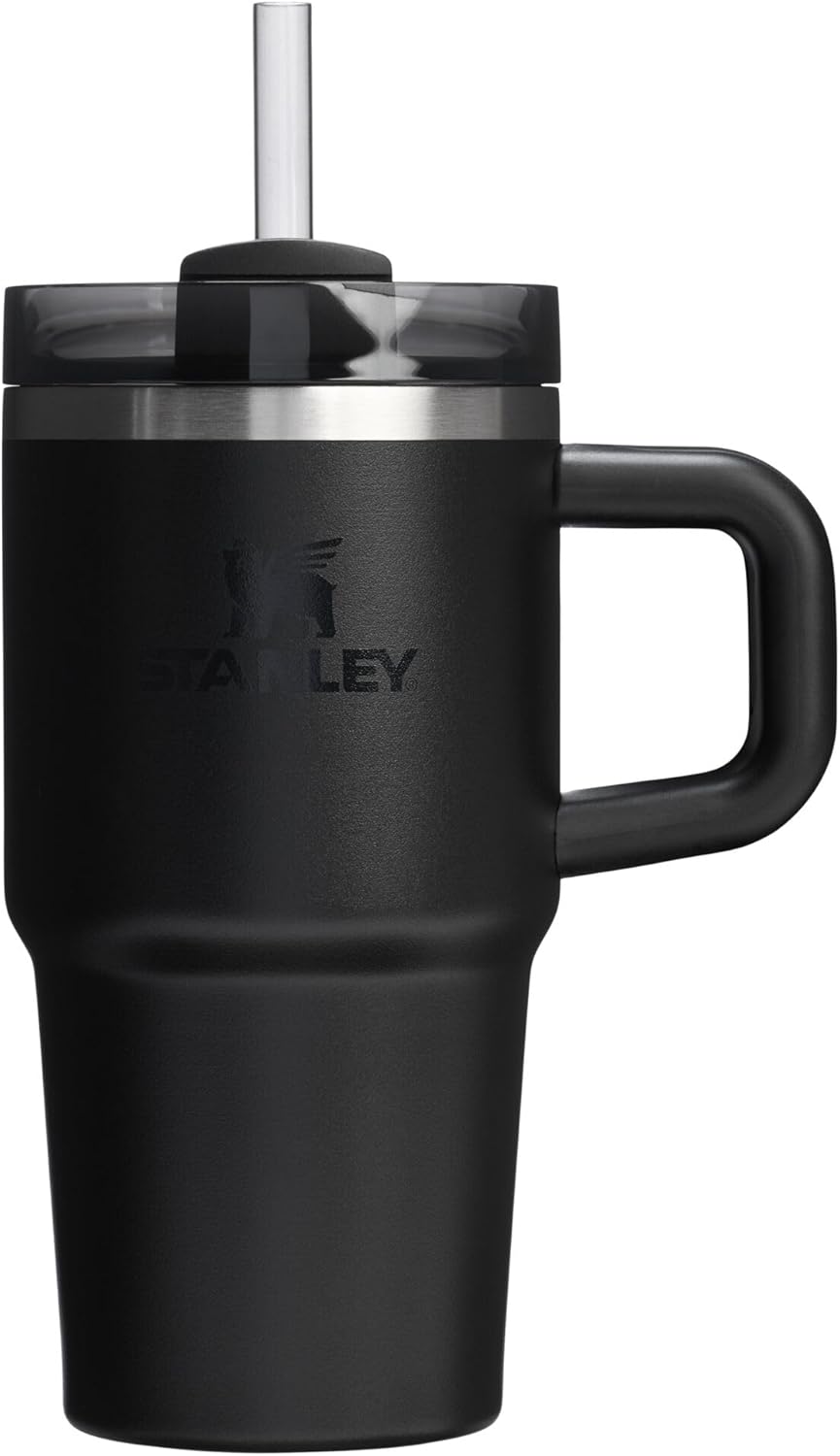 STANLEY Quencher H2.0 Tumbler with Handle and Straw 40 oz | Flowstate 3-Position Lid | Cup Holder Compatible for Travel | Insulated Stainless Steel Cup | BPA-Free | Cherry Blossom