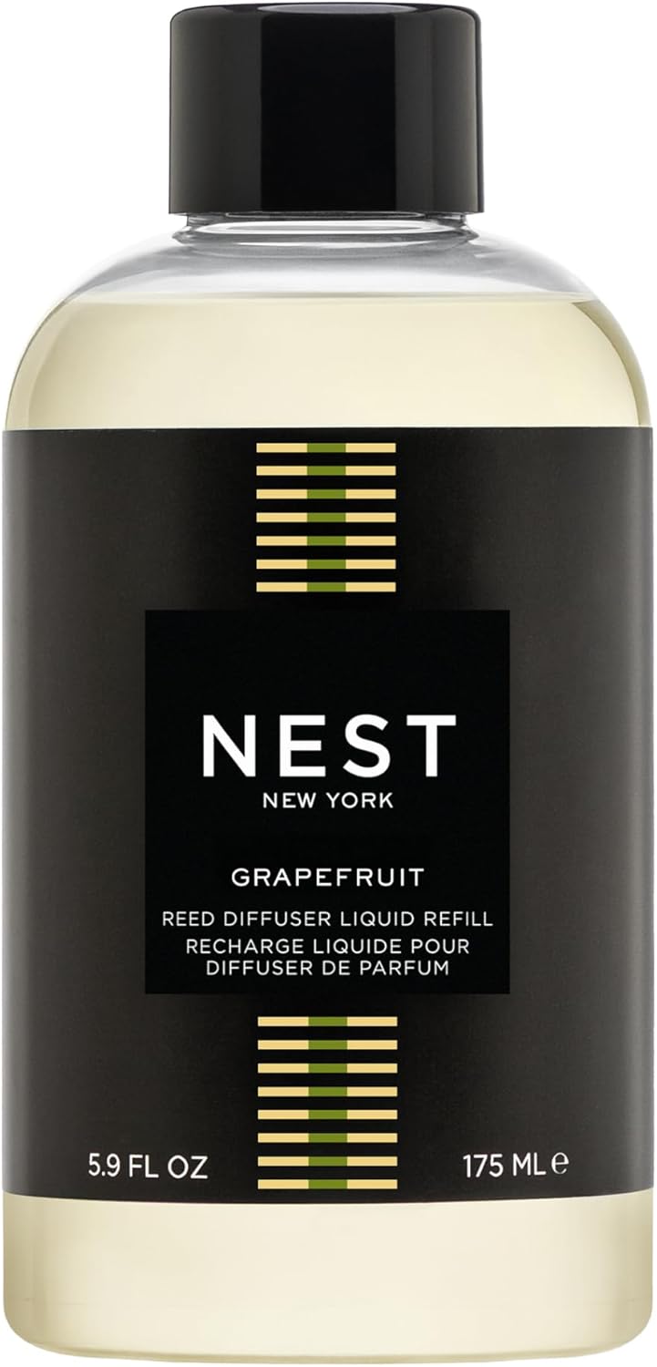 NEST New York Reed Diffuser Liquid Refill, Bamboo - 5.9 fl oz - Fragrance for Up to 90 Days - Flame Free