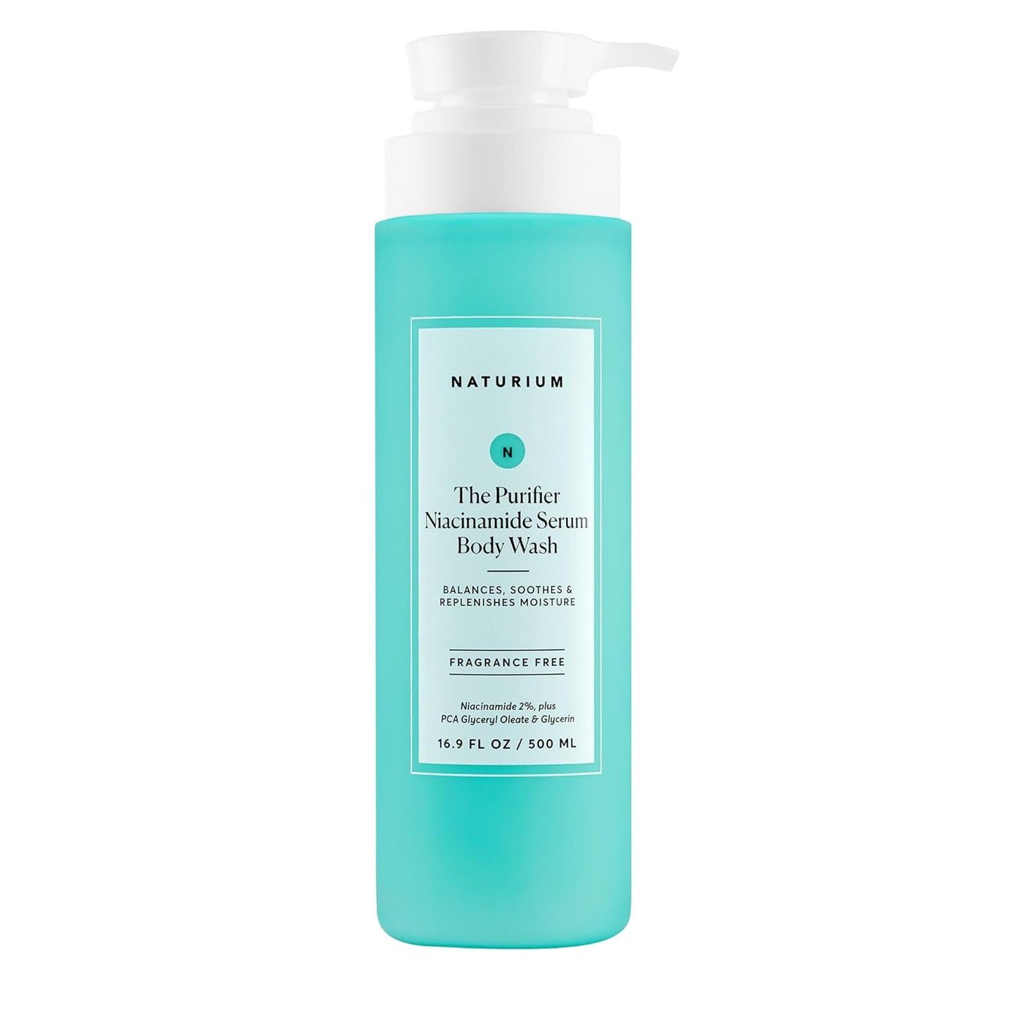 Naturium The Glow Getter Multi-Oil Hydrating Body Wash, Gentle Cleanser, 16.9 oz