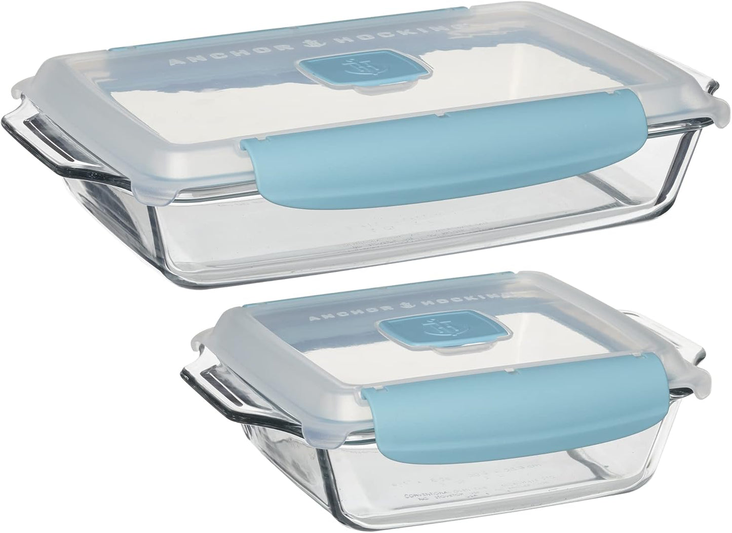 Anchor Hocking 3 Quart Glass Baking Dish with Lid, Insulated Carrier & Hot/Cold Pack