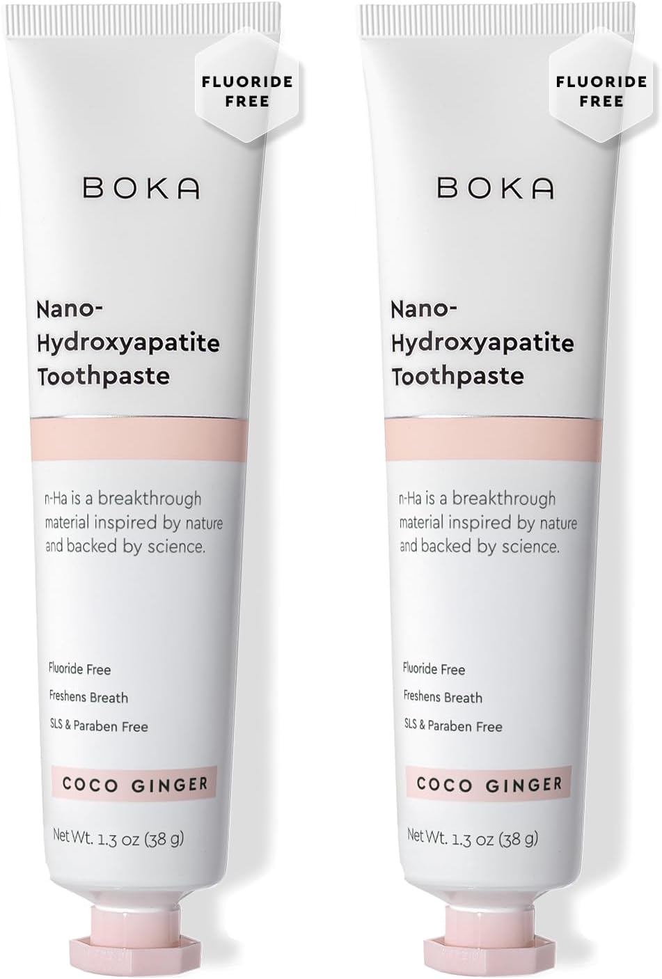 Boka Fluoride Free Toothpaste, Nano Hydroxyapatite Toothpaste, Appropriate for Sensitive Teeth - for Adult Oral Care - Ela Mint Flavor, 4 Fl Oz 1Pk US Manufactured