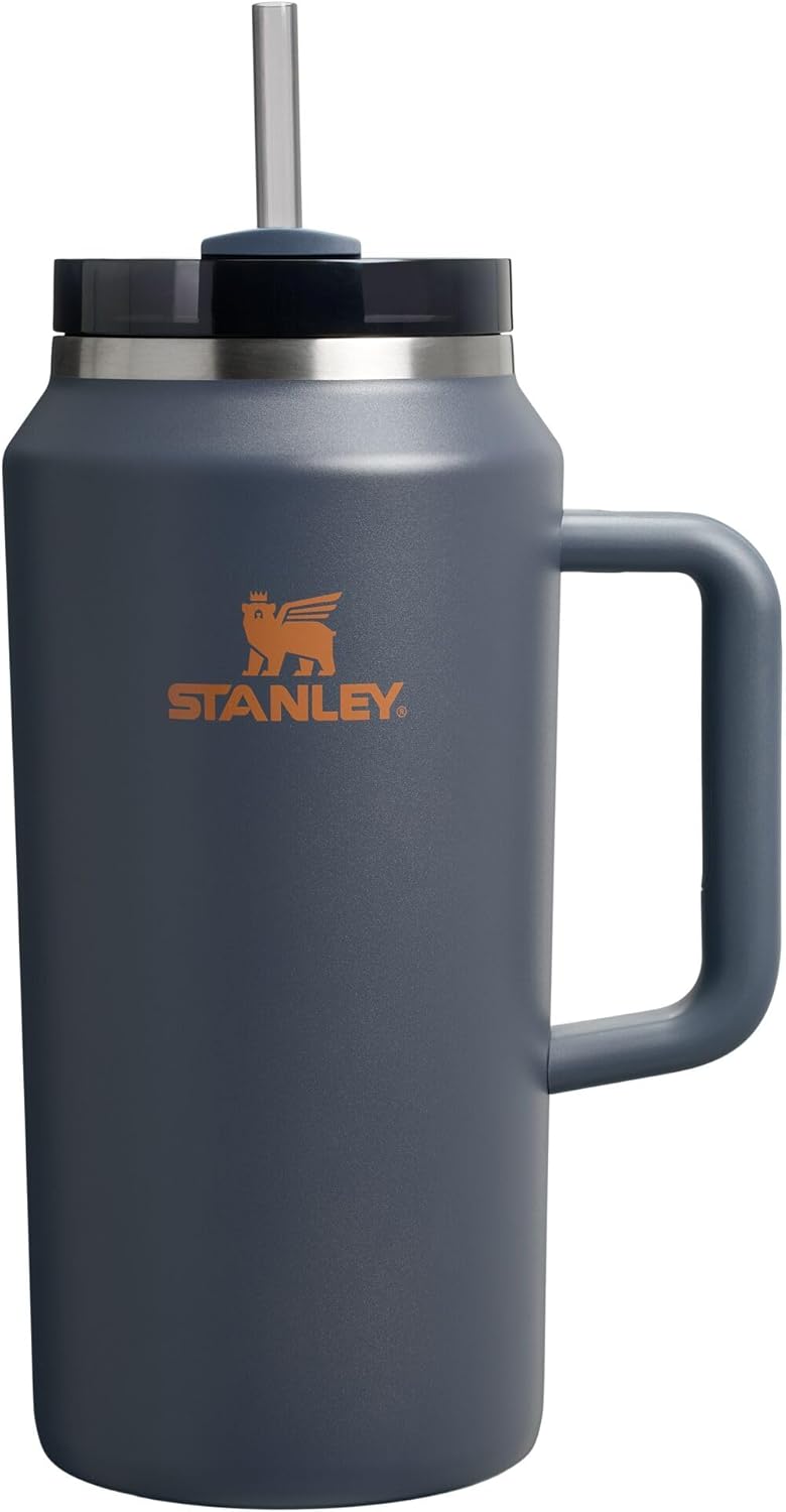 STANLEY Quencher H2.0 Tumbler with Handle and Straw 40 oz | Flowstate 3-Position Lid | Cup Holder Compatible for Travel | Insulated Stainless Steel Cup | BPA-Free | Cherry Blossom