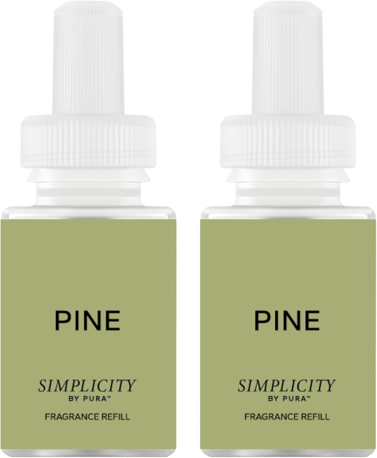 Pura & Simplicity Home Scent Refill - Smart Air Diffuser - Up to 120-Hours of Luxury Fragrance per Refill - Home Essential - Clean & Safe Diffuser Fragrance - 2 Pack, Vanilla